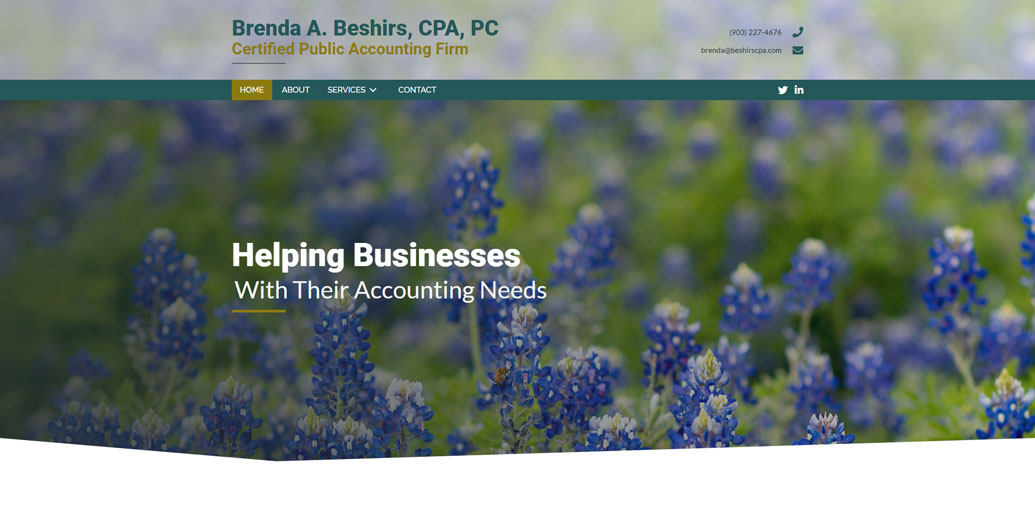 WordPress thumbnail for Brenda A. Beshirs
